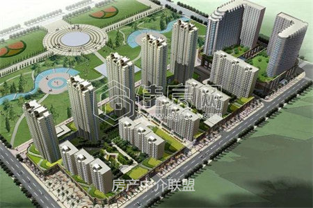 翡翠城三室二厅124平毛坯无储无车位出售